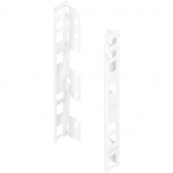 Blum Legrabox Rückwandhalter-Set Höhe C seidenweiß - Blum Legrabox Holzrückwandhalter, 
Höhe C (193 mm), links/rechts, 
seidenweiß matt, ZB7C000S