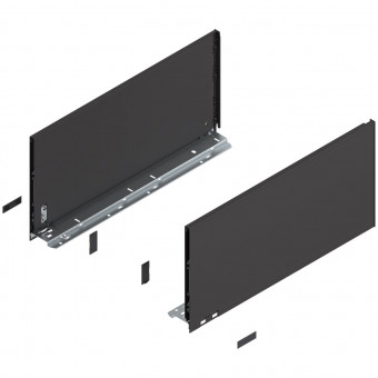 Blum Legrabox pure Zarge Höhe F NL 500 mm terraschwarz - Blum Legrabox Zarge, Höhe F 
(239,9 mm), NL= 500 mm, links/rechts,
für Legrabox pure, terraschwarz matt 770F5002S