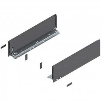 Blum Legrabox pure Zarge Höhe K NL 450 mm oriongrau - Blum Legrabox Zarge, Höhe K
(128,3 mm), NL= 450 mm, links/rechts,
für Legrabox pure, 
oriongrau matt, 770K4502S