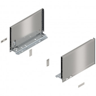 Legrabox pure Zargen-Set C  Edelstahl - <p>Zargenhöhe 177mm</p>
