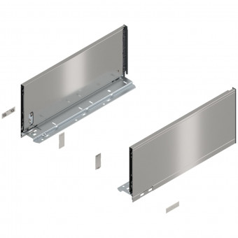 Blum Legrabox pure Zarge Höhe C NL 400 mm inox - Blum Legrabox pure Zarge, Höhe C
(176,8 mm), NL= 400 mm,
links/rechts, für Legrabox pure,
inox, 770C4002I