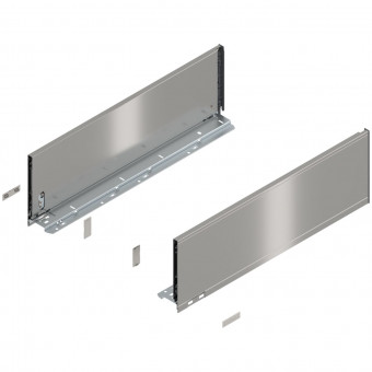 Blum Legrabox pure Zarge Höhe C NL 550 mm inox - Blum Legrabox pure Zarge, Höhe C
(176,8 mm), NL= 550 mm,
links/rechts, für Legrabox pure, 
inox, 770C5502I