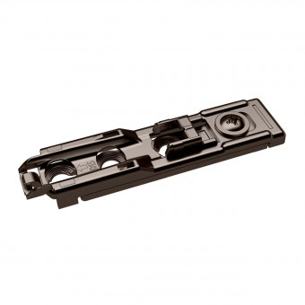 Linear-Montageplatte mit Direkt-Höhenverstellung obsidianschwarz zum Anschrauben - <p>obsidianschwarz zum Anschrauben</p>
