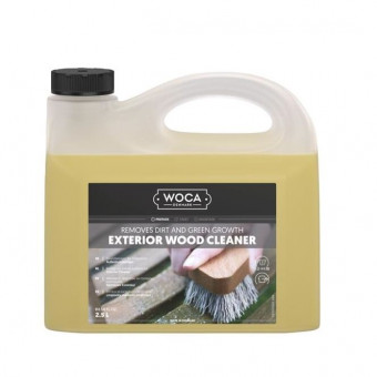 Woca Außenholzreiniger - Außenholzreiniger wurde für die Grundreinigung von Holzoberflächen aller Art entwickelt, z.B. Terrassen, Gartenmöbel, Zäune, Vordächer, Türen und Fenster. Das Produkt löst Schmutz schnell und wirksam und schafft so die optimale Oberfläche für eine nachfol
