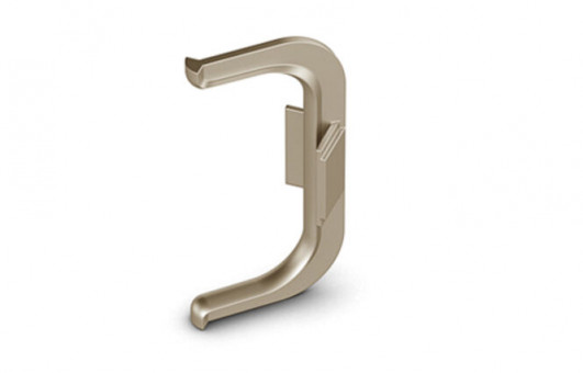 Möbelgriff Canis Innenecke Edelstahl Optik - Möbelgriff Canis Innenecke 90° 
für C-Profil, Edelstahl Optik  
9210136