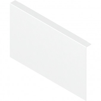 Blum Adapterprofil H C seidenweiß - Blum Adapterprofil zur Anbindung an 
Holzrückwand für Ambia Line Legrabox 
Höhe F ab NL 400 mm Stahl, B= 218 mm
seidenweiß, ZC7A0U0C