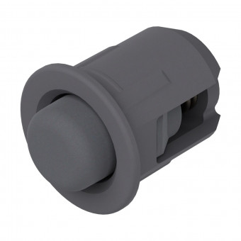 Blum Distanzpuffer - Blum-Distanzpuffer, Ø 8 mm,
Blendenspalt 2.6 mm, einbohren, 
R7037 staubgrau,  
993.0830.01