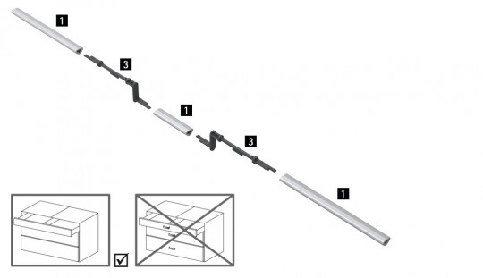 Multi-Synchronistion für Push to open - Hettich Optionale Multi-Synchronistion für Push to open Silent Verbinder 9278452