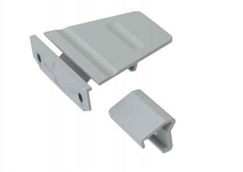 ArciTech Set Mitnehmer für Innenschubkästen - ArciTech Set Mitnehmer für Innenschubkästen grau, 
für Zargenfarbe silber und weiß 
9235835