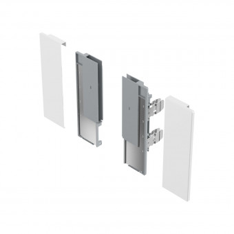 AvanTech YOU Set Verbinder weiß - Hettich AvanTech YOU Set Verbinder 
weiss für gestalbare Front, 
Höhe 187 mm Stahl pulverbeschichtet 
Nutzung mit Zarge 9257652