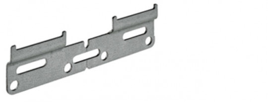 Aufhängeschiene Typ L - Aufhängeschiene Typ L abknickbar, mit Langlöcher, Stahl verzinkt, mit Spezialschraube 5,5 x 50 mm 9208678