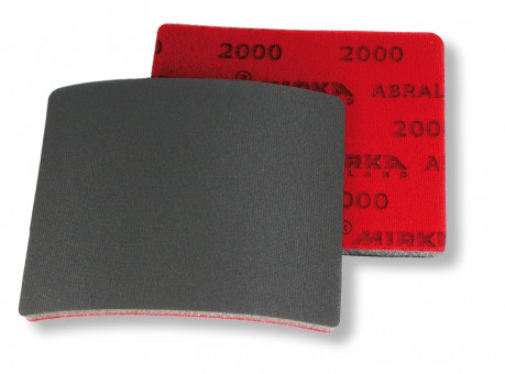 Mirka Abralon Schleifstreifen  115x140 P600 20St 8A11402061 - Mirka Abralon Schleifstreifen 115x140mm P600 Trägermaterial Gewebe auf Schaumstoff, mit Kletthaftung VE=20 Stück  8A11402061