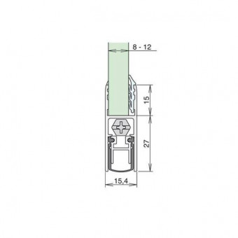 Athmer Schall-Ex GS-H8/12 1-seitig Glasstärken 8-12mm /708mm - Athmer Schall-Ex GS-H8/12 1-seitig 
für Glasstärken von 8-12 mm 
silber mit Zubehör, 12 mm Hub 
kürzbar um 125mm
Länge 708mm 
1-817-0708