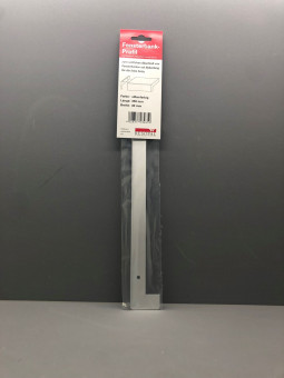 Fensterbankprofil 350x40mm li - Fensterbankprofil 350x40mm links
mit Blende  silbereloxiert