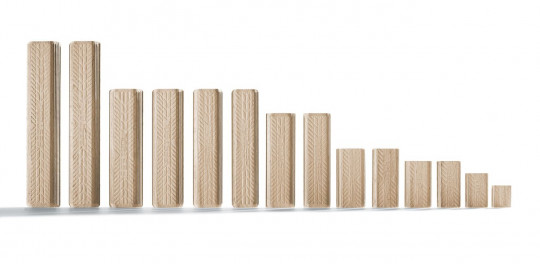 Festool Domino XL Buche Ø10x80 mm 150 St. 498214 - Festool Domino XL Buche Ø10x80 mm, 
VPE: 150 Stück, für DF 700, 498214