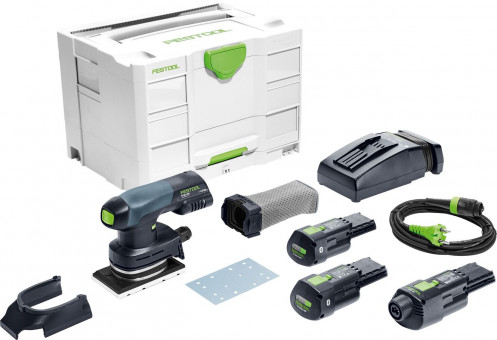 Festool Akku-Rutscher  RTSC 400 Li 3,1 I-Set 575724 - Festool Akku-Rutscher  RTSC 
400 Li 3,1 I-Set im Systainer SYS Combi-2, 
2 Akku BP18Li 3,1,Schnellladegerät TCL6 575724
UN 3481