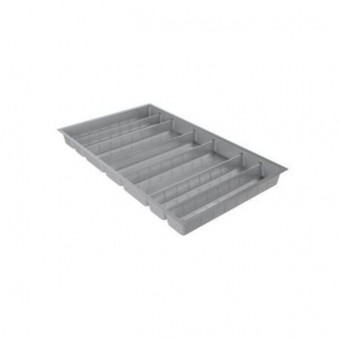 InnoTech Atira Besteckeinsatz OrgaTray 590 - InnoTech Atira OrgaTray 590 
Korbusbreite 1000 mm 
Nennlänge 470 mm   
Kunststoff anthrazit  9194916