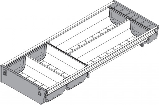 Blum Orga-Line Schalen-Set - Blum Orga-Line Schalen-Set
für Tandembox Schubkasten
NL=500mm, Breite=192mm
ZSI.500BI2N