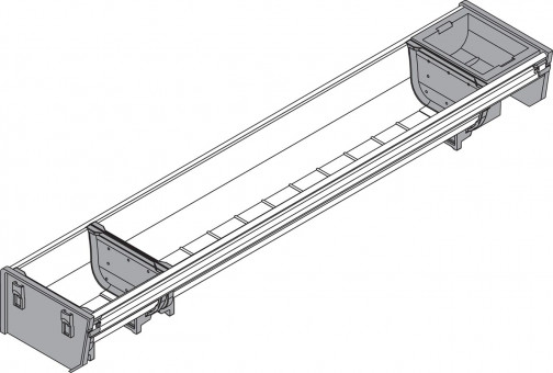 Blum Orga-Line Schalen-Set - Blum Orga-Line Schalen-Set
für Tandembox Schubkasten
NL=550mm, Breite=103mm
ZSI.550BI1N