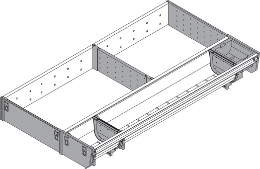 Blum Orga-Line Kombi-Set - Blum Orga-Line Kombi-Set:
Besteck- und Facheinteilung
NL=550mm, Breite=289mm
ZSI.550KI3N