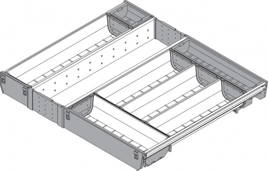 Blum Orga-Line Essbesteck - Blum Orga-Line Essbesteck
für Tandembox
NL= 450mm Korpusbreite 600mm
ZSI.60VEI4