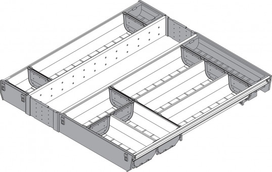 Blum Orga-Line Essbesteck - Blum Orga-Line Essbesteck
für Tandembox
NL= 550mm, Korpusbreite 600mm
ZSI.60VEI7