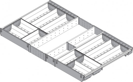 Blum Orga-Line Essbesteck - Blum Orga-Line Essbesteck
für Tandembox
NL= 500mm, KB 900mm
ZSI.90VEI6