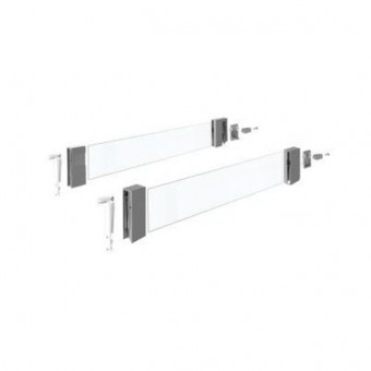 InnoTech Atira DesignSide Glas - InnoTech Atira DesignSide Glas
Floatglas klar mit vormontierten Adaptern, Kunststoff dunkelgrau, 
Nennlänge 520 mm, Höhe 144 mm  
Set  9194816 
