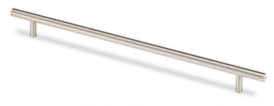 ProDecor Stangengriff Hale Edelstahl Optik geb. BA352mm - Pro Decor Stangengriff Hale Edelstahl Optik gebürstet BA352mm/H35mm/D12mm/L412mm 9070758