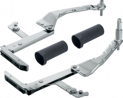 Blum Aventos HS Hochschwenkklappe - Blum Aventos HS Hochschwenkklappe,
Hebelpaket (Set), KH=350-800 mm, 
vernickelt, 20S3500.06