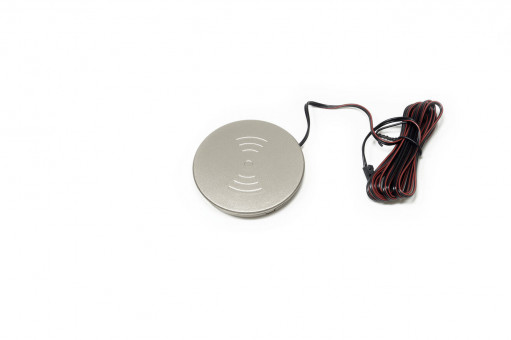 LS Wireless Charger sichtbarer Einbau  68mm  LS 2000643 - LS Wireless Charger, sichtbarer Einbau, 
68mm, input 12V / output 5V max. 
Ladestrom 2A, neues IC,
2000643