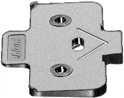 Blum Winkelkeil, kreuzform - BLUM Winkelkeil, kreuzform, -5° 
Schraubversion, Distanzstärke: 6 mm 
Montageplatten 171A5500