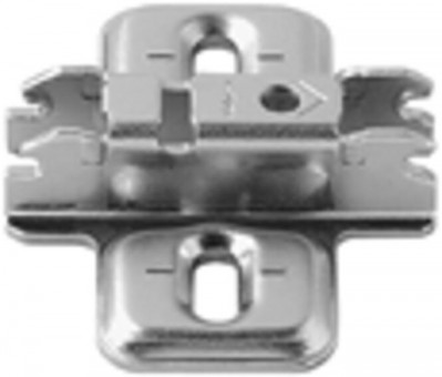 Blum Clip Montageplatte Distanz 3 mm Stahl - Blum Clip-Montageplatte HV oval. 
Schraubloch 3 mm Distanz Stahl
173L6130