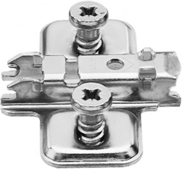 Blum Clip Montageplatte Distanz 0 mm Stahl - Blum Clip-Montageplatte HV vorm. 
Systemschr.0 mm Distanz Stahl
173L8100.21