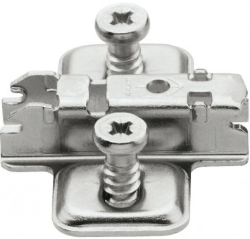 Blum Clip Montageplatte Distanz 3 mm Stahl - Blum Clip-Montageplatte HV vorm. 
Systemschr.3 mm Distanz Stahl
173L8130