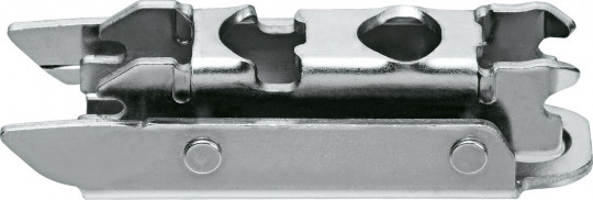 Blum Clip Kreuzmontageplatte Excenter Distanz 3 mm Stahl - Blum Clip-Montageplatte  m. Excenter-HV 
Stahl gerade 3 mm Distanz f. Spax
175H3130