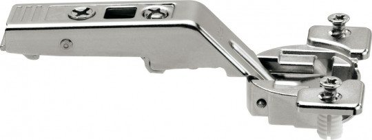 Blum Clip top 134° Zwischenscharnier vernickelt - Blum Clip top Zwischenscharnier 
für Aventos Hochfaltklappe 134°,
ohne Feder, Topf: Expando, vernickelt  
78Z553ET