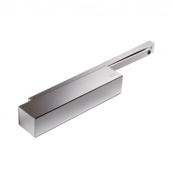 Dorma Türschließer TS93B EN2-5 ohne Gleitschiene silberfar. - Dorma Türschließer TS93 BEN 2-5 inkl. Schließverzögerung (DC/SV)  über Ventil stufenlos einstellbar, silber, ohne Gleitschiene Bandseite, inkl. Montageplatte 43020001