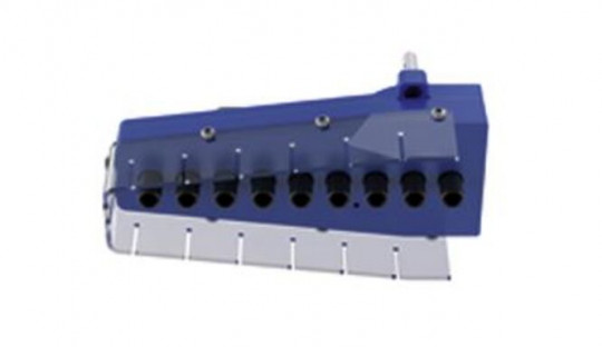 BlueMax Mini Modular - BlueMax Mini Modular 
Wechselbohrgetriebe System 32 Lochreihe 
9 Spindeln, 90°  
9132097