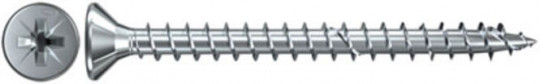 Fischer Spanplattenschraube Power-Fast 6,0x70 mm - Fischer Spanplattenschraube Power-Fast 6,0x70 mm,
Senkkopf TG PZ, verzinkt, blau, 100 Stück,  652257
