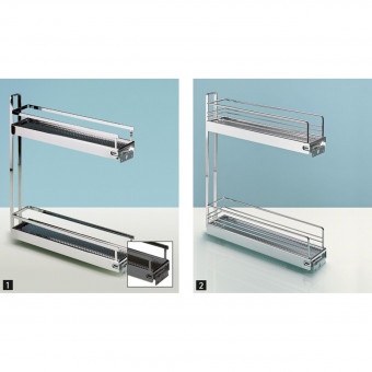 Arena STYLE Frontauszug 90° - Arena STYLE Frontauszug 90°, 
2-etagig, pulverbeschichtet, anthrazit, 
9277605