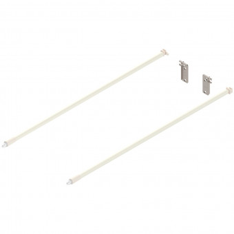 Blum Längsrelingset Inserta - Blum Längsrelingset Inserta 
mit Rückwandhalter für Metabox 
Stahl NL=500 mm RAL 9001
ZRE.471S.ID | 2