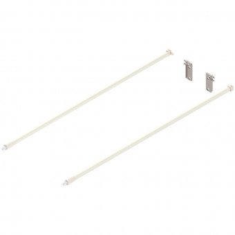 Blum Längsrelingset Inserta - Blum Längsrelingset Inserta 
mit Rückwandhalter für Metabox 
Stahl NL=550 mm RAL 9001
ZRE.521S.ID | 2