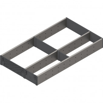 Blum Orga-Line Facheinteilung - Blum Orga-Line Facheinteilung
für Tandembox
NL= 550mm, Breite 291mm
ZSI.550FI3 | 2