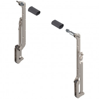 Blum Aventos HL Hebelpaket, Korpushöhe 450-580 mm - Blum Aventos HL Hochliftklappe, 
Hebelpaket (Set), KH=450-580 mm, 
vernickelt, 20L3900.06 | 2