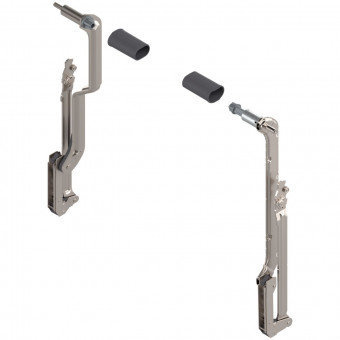 Blum Aventos HL Hochliftklappe KH=450-580 mm - Blum Aventos HL Hochliftklappe, 
Hebelpaket (Set), KH=450-580 mm, 
links/rechts, für Servo-Drive, vernickelt  
21L3900.01 | 2