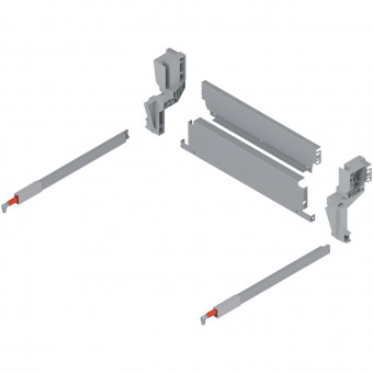 Blum Rückwand-Set Müll - Blum Rückwand-Set Müll 
KB 500 S 19 Rückwand, Verbindungsstück 
Aufnahme re/li Reling re/li, Z30M433S0W | 2