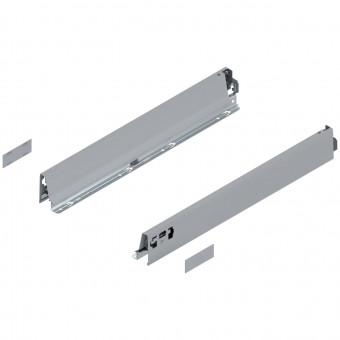 Blum Tandembox Zarge 378K RAL 9006 grau - Blum Tandembox Zarge
Höhe N (68 mm), NL=500 mm
links/rechts, RAL 9006 grau
378N5002SA | 2