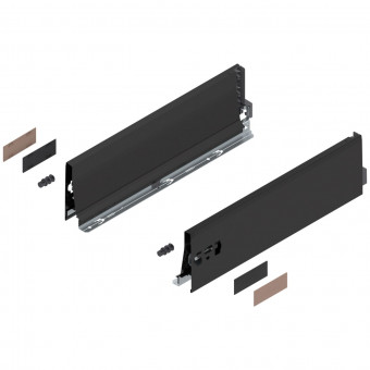 Blum Tandembox Zarge 378K terraschwarz - Blum Tandembox Zarge
Höhe K (115 mm), NL=400 mm
links/rechts, terraschwarz
378K4002SA | 2