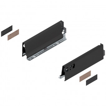 Tandembox Zargen-Set M Terraschwarz - <p>Zargenhöhe 83,6mm</p>
 | 2